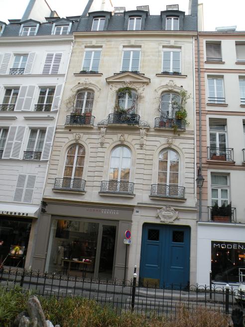  façade d'immeuble, 57 rue de Seine (ancienne imprimerie Diéval)